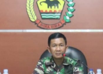 Dandim Holds Meetings with All Military Command Offices About Land and Forest Fire Emergency Preparedness