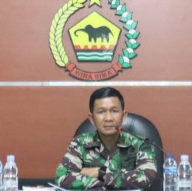 Dandim Holds Meetings with All Military Command Offices About Land and Forest Fire Emergency Preparedness
