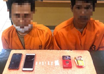 The Indragiri Hilir Resort Police Secure 3 Suspects of Drug Cases