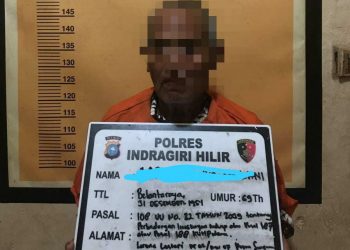 Burning the Land, an Elderly in Indragiri Hilir was Arrested by the Police