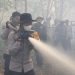 To Extinguishing the Fire, the Police Chief of Indragiri Hilir Stay in the Forest for Two Days