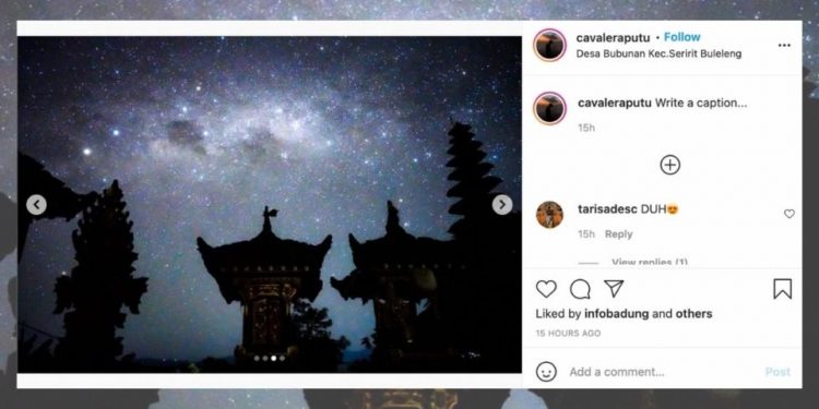 Amazing, Here Are Stunning Photos that Show the Milky Way Above Bali During Nyepi