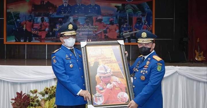 Anniversary of Fire Brigade, the Regent of Indragiri Hilir Suggests to Form a Fire Fighting Volunteer Unit