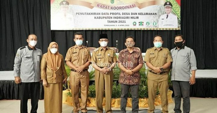 Opened by the Regent of Indragiri Hilir, 140 Participants Joined the Coordination Meeting for Updating Village and Subdistrict Profiles