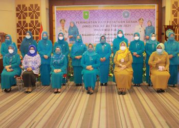 Rasidah Alfedri Accompanied by Syarifah Raudah Arfan Attend PKK’s 49th Anniversary of Unity of Movement (HKG) 2021