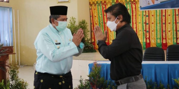 The Regent of Siak Receives a Visit from the President Director of Pertamina Hulu Rokan Company in Minas