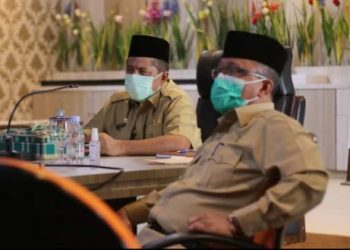 The Regent of Siak Attends the Opening of the Performance Assessment of the Implementation of the Convergence Action Program for the Acceleration of Stunting Development at the Riau Province Level in 2021