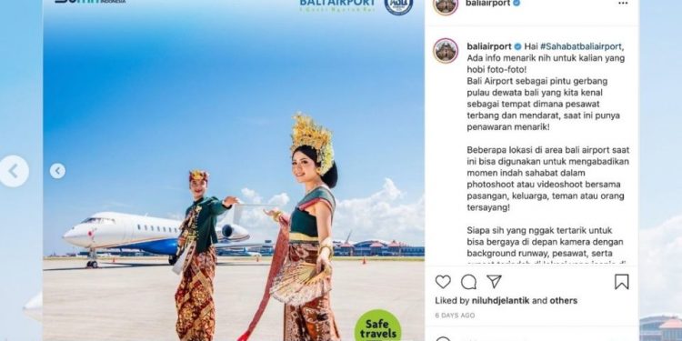 Amazing Pre-wedding Photos at Bali Airport