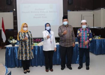 The Regent of Siak Alfedri Holds Audience with Acting Deputy of ADPIN BKKBN