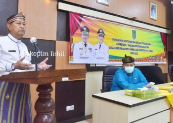 Deputy Regent of Indragiri Hilir Opens PKRPK Event and Performance Management Socialization for State Civil Apparatus 2021