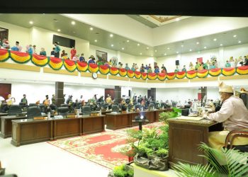 Dengan Keterbatasan Karena Pandemi Covid 19, DPRD Gelar Rapat Paripurna Istimewa Milad Inhil ke 56