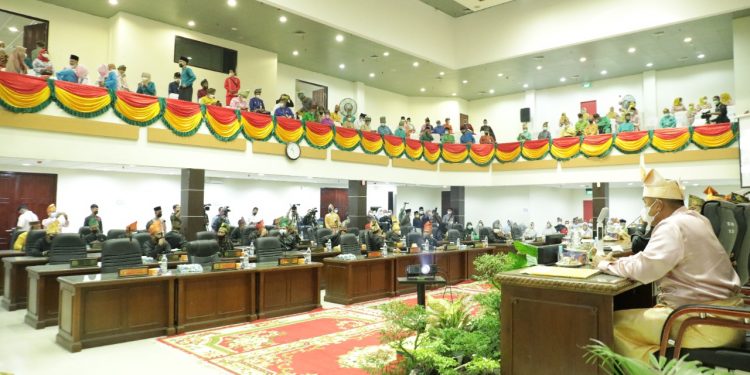 Dengan Keterbatasan Karena Pandemi Covid 19, DPRD Gelar Rapat Paripurna Istimewa Milad Inhil ke 56