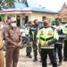 The Regent of Siak Accompanies Riau Police Chief and Danrem 031 Wira Bima Review Citizen Vaccination