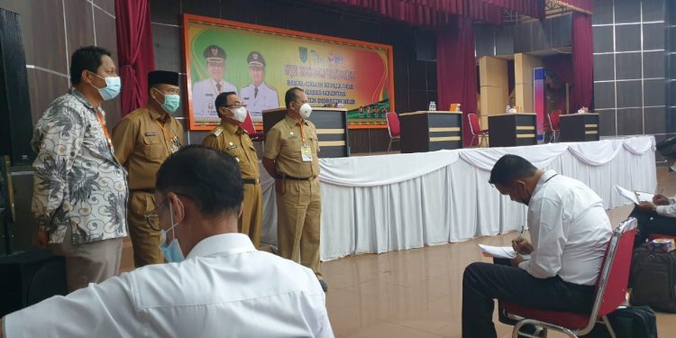 Competency Test for Village Head Candidates, the Regent of Indragiri Hilir Demands Organizing Committee Professionalism