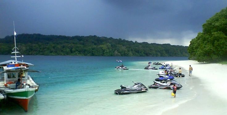 Peucang Island Beach, a Beautiful Tropical Island