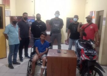 Dihadiahi Timah Panas, Residivis Bertato Ini Dibekuk Polsek Tualang Usai Melancarkan Aksinya