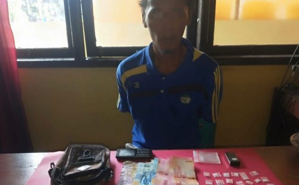 Dipimpin Kapolsek Lirik, Seorang Pengedar Sabu Dibekuk