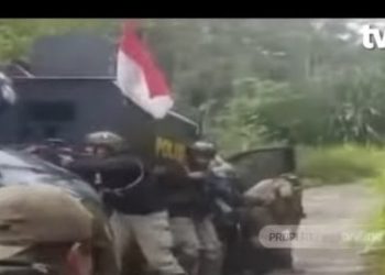 Baku Tembak dengan KKB Papua Kembali Terjadi, 4 Pasukan Brimob Terluka