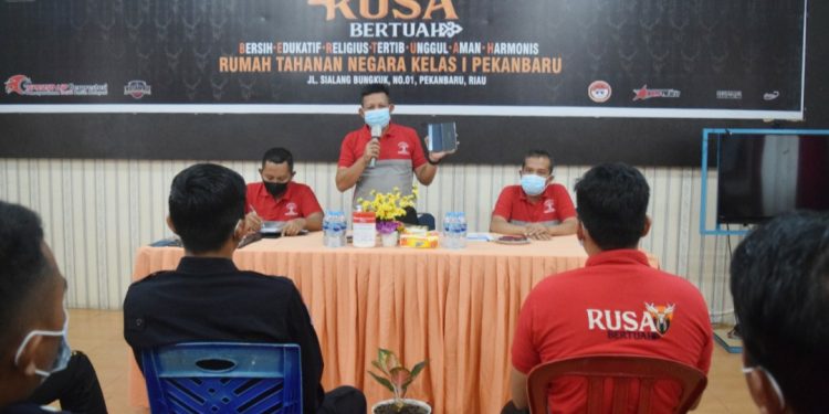 Kalapas Pekanbaru, Ingatkan Petugas Rutan Agar Tidak Terlibat Narkotika