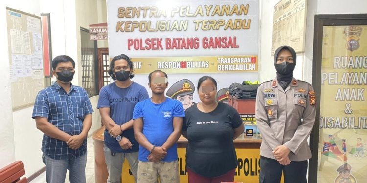 Polsek Batang Gansal Inhu Bekuk Pasangan Pengedar Sabu dan Kumpul Kebo