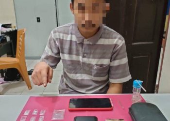 Diduga Edarkan Sabu Wilayah Tarai Bangun, BS Ditangkap Polres Kampar