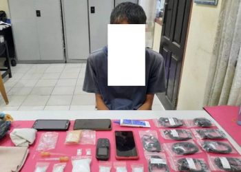Lempar Narkoba ke Dalam Lapas Bangkinang, RS Ditangkap Resnarkoba Polres Kampar