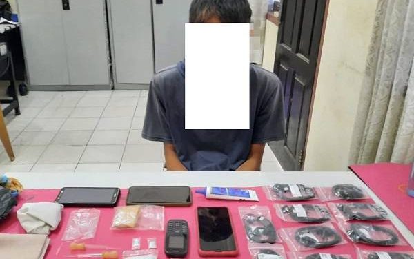 Lempar Narkoba ke Dalam Lapas Bangkinang, RS Ditangkap Resnarkoba Polres Kampar