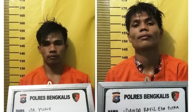 Tak Berkutik, Miliki Ganja dan Sabu 2 Pemuda Pengangguran di Bengkalis Diringkus Polisi