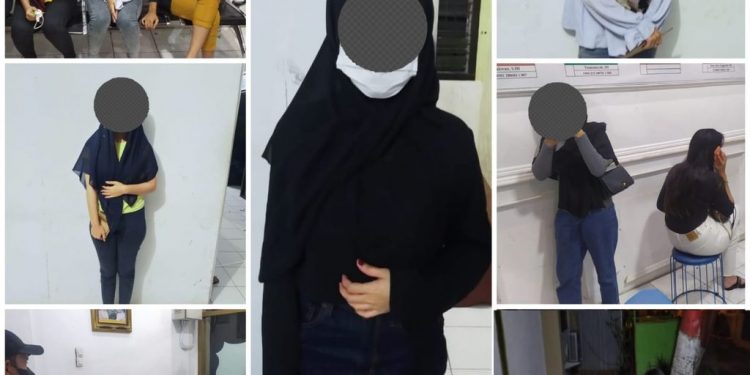 Sedang Asik Pesta Miras, 7 Wanita di Banda Aceh Digrebek Polisi di Karaoke