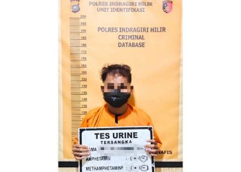 Polres Inhil Ciduk Pelaku Pencuri Motor