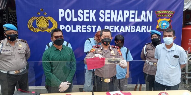 Polsek Senapelan Ringkus Sindikat Pencurian Sepeda Motor di Pekanbaru
