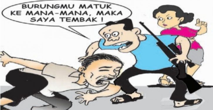 Ditembak Pakai Senapan Angin Gara-Gara Keloni Istri Orang