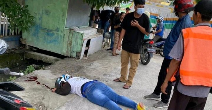 Polisi: Perempuan Yang Tergelatak di Jalan Ahmad Dahlan Diduga Laka Tunggal