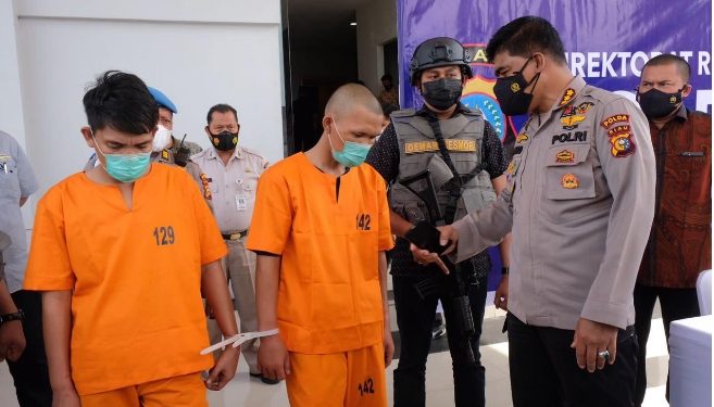 Gondol Uang Ratusan Juta, 2 Residivis Dibekuk Tim Gabungan Polda Riau dan Polres Kampar