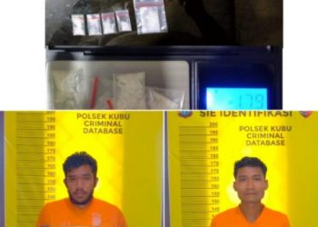 Polsek Kubu Tangkap 2 Pelaku Penyalahgunaan Narkotika Jenis Sabu