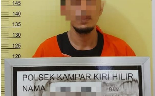 Lari Ke Atap Rumah, Polsek Kampar Kiri Berhasil Lumpuhkan DPO Kasus Narkoba