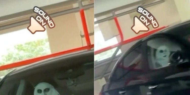 Seorang Pengemudi Ketakutan Oleh Pemandangan Mengerikan di Tempat Parkir di Tampines