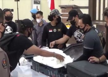Polda Sulsel Gagalkan Penyelundupan 75 Kg Sabu Asal Filipina dan Malaysia