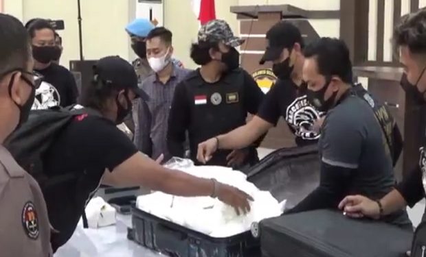 Polda Sulsel Gagalkan Penyelundupan 75 Kg Sabu Asal Filipina dan Malaysia