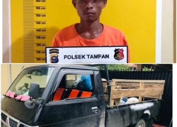 Motifnya Ingin Punya mobil, Karyawan Depot Air Isi Ulang Pekanbaru ini Nekat Larikan L300 milik Majikan