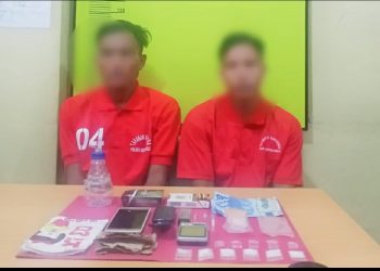 Simpan 6,32 Gram Sabu-sabu, Dua Pria Warga Pagar Mayang Diringkus Polisi