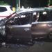 Mobil Penghulu Merempan Hilir Terbakar di Jembatan Siak, Dukumen Berharga hangus