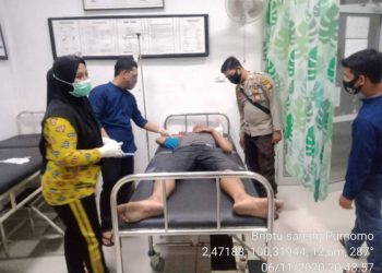 10 Bulan Menghilang, Pelaku penembakan Orang Dengan Senapan Angin Diringkus Polsek Panipahan