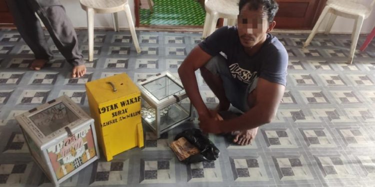 Tak Berkutik, Pencuri 4 Kota Infaq di Concong Luar Dibekuk Polisi Dikediamanya