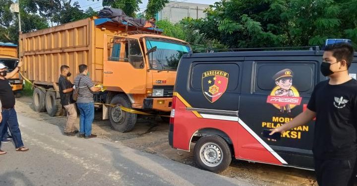 Diduga Sakit Jantung, Supir Batu Bara Ditemukan Tewas Dalam Truk Dengan Kondisi jasad Dikerubungi Lalat