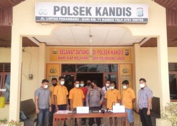 Polsek Kandis Ungkap Kasus Pelaku Curat PT. Ivomas