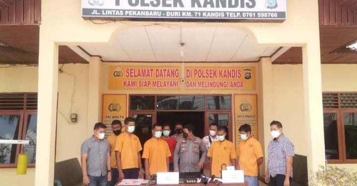 Polsek Kandis Ungkap Kasus Pelaku Curat PT. Ivomas