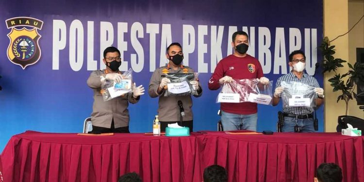Polresta Pekanbaru Gulung Tiga Kawanan Jambret