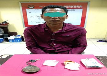 Nyambi Jual Sabu, Petani di Sako Pangean Kuansing Terancam 5 Tahun Penjara