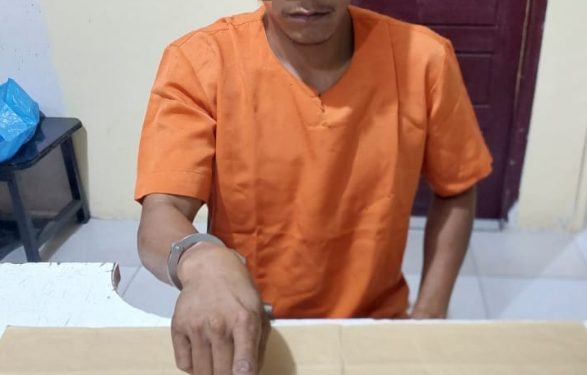 Polsek Tapung Hilir Tangkap Pelaku Narkoba di Desa Kijang Makmur